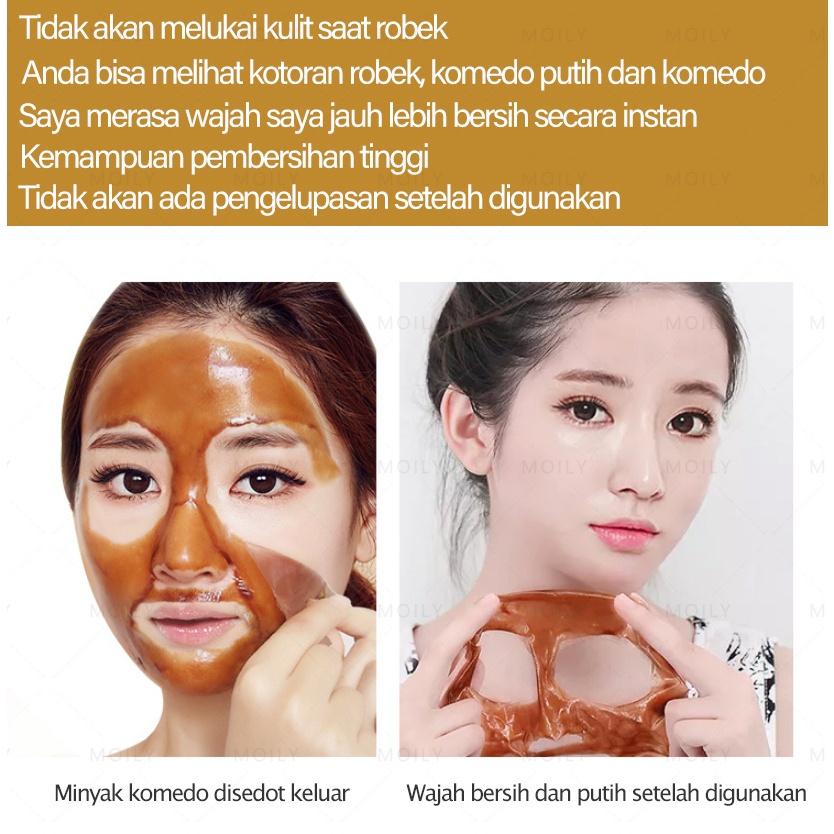 Masker penghilang komedo Pembersih komedo blackhead mask 80g Penghilang  bekas jerawat Komedo memeandel kulit kasar flek hitam pori2