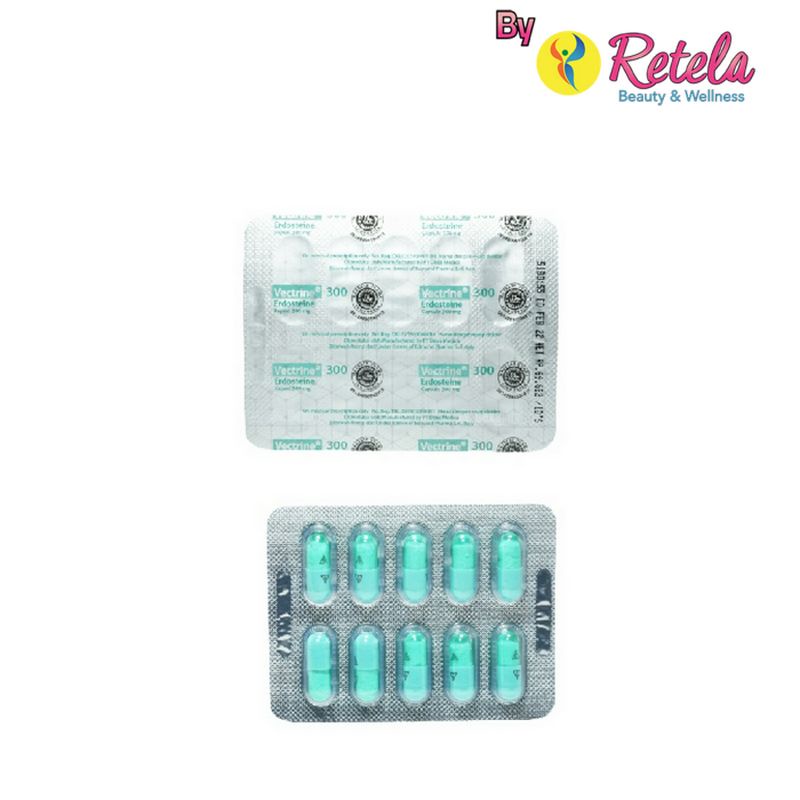 VECTRINE 300MG 1 STRIP 10 KAPSUL ( Erdosteine 300 mg ) / Obat Batuk