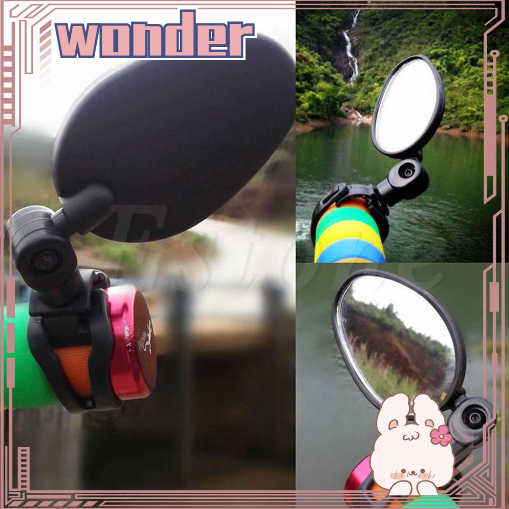 Wonder Bike Spion Safety Dapat Disesuaikan360° Rotate Cycling Rear View Kaca Spion Mobil Motor