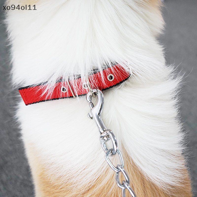 Xo Nylon Dog Collar Untuk Anjing Kecil Sedang Besar Teddy Keji Pitbull Bulldog Beagle OL