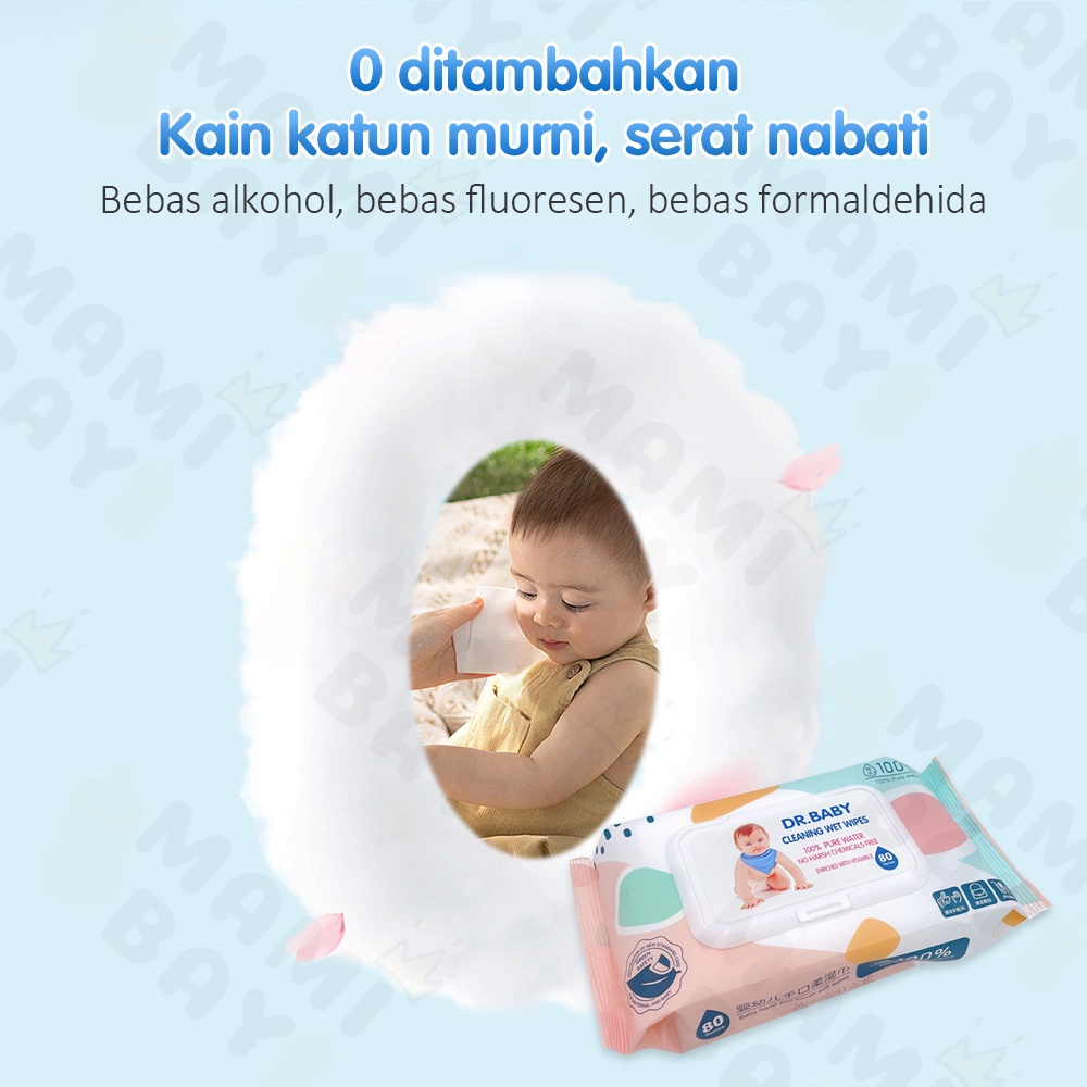 Mamibayi tissue tisu basah bayi baby wipes 80pcs/1pack