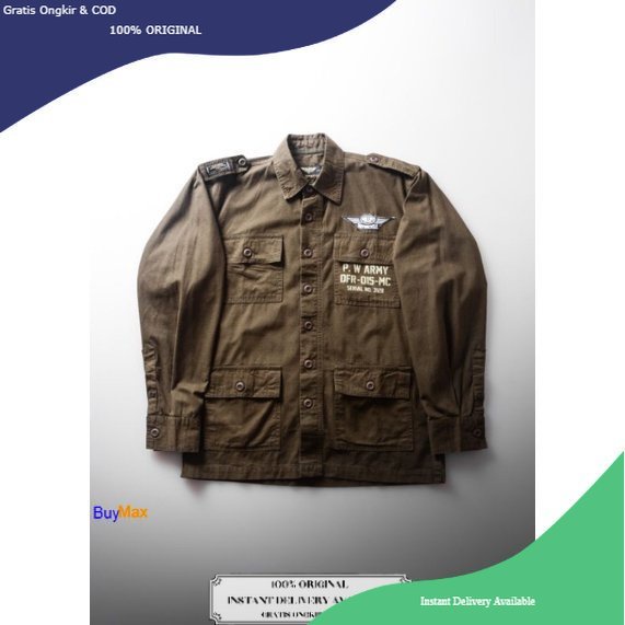 Phillipworks El Luchador Overshirt long Workshirt / BuyMax / Phillip Works / Kemeja PhillipWorks