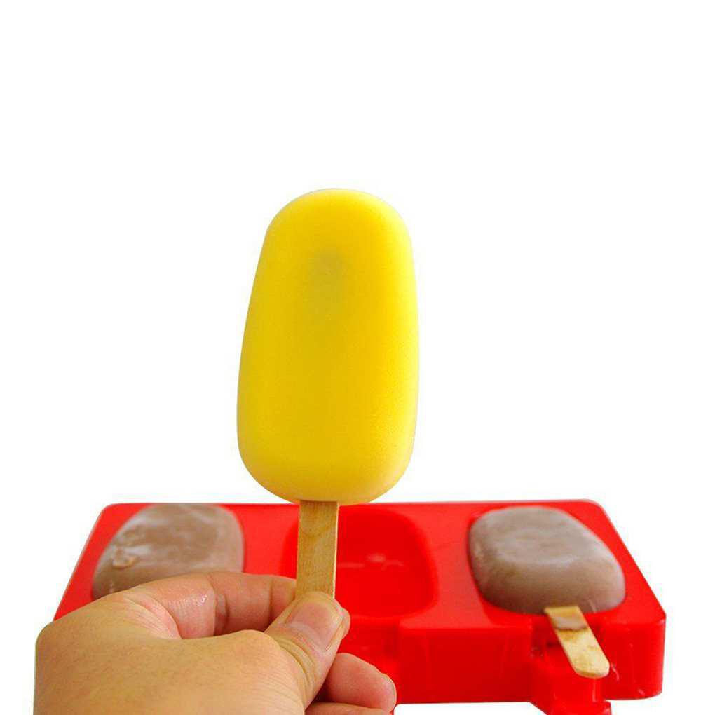 Silicone Ice Cream Jelly Lolly Pop Maker Popsicle Bake Cetakan Cetakan Kue Dapur