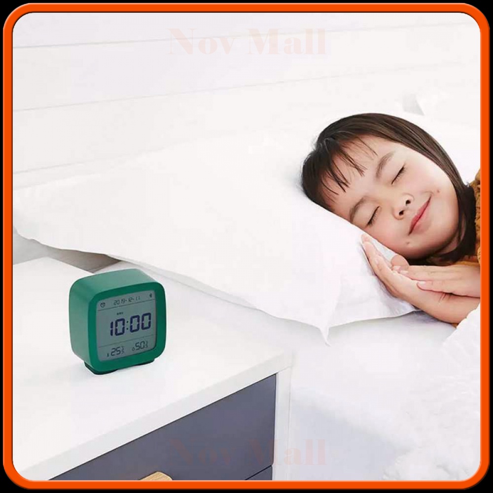 Jam Meja Smart Alarm Clock Temperature Bluetooth - CGD1