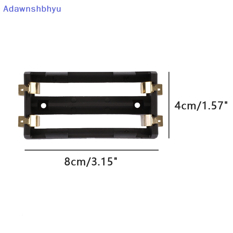 Adhyu Holder SMD Untuk 18650hitam Dengan Pin Perunggu Lapis Emas Untuk18650 3.7V ID