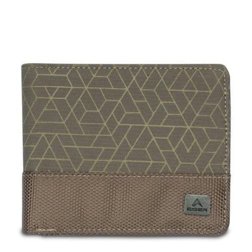 EIGER Original geometrica short wallet dompet pria