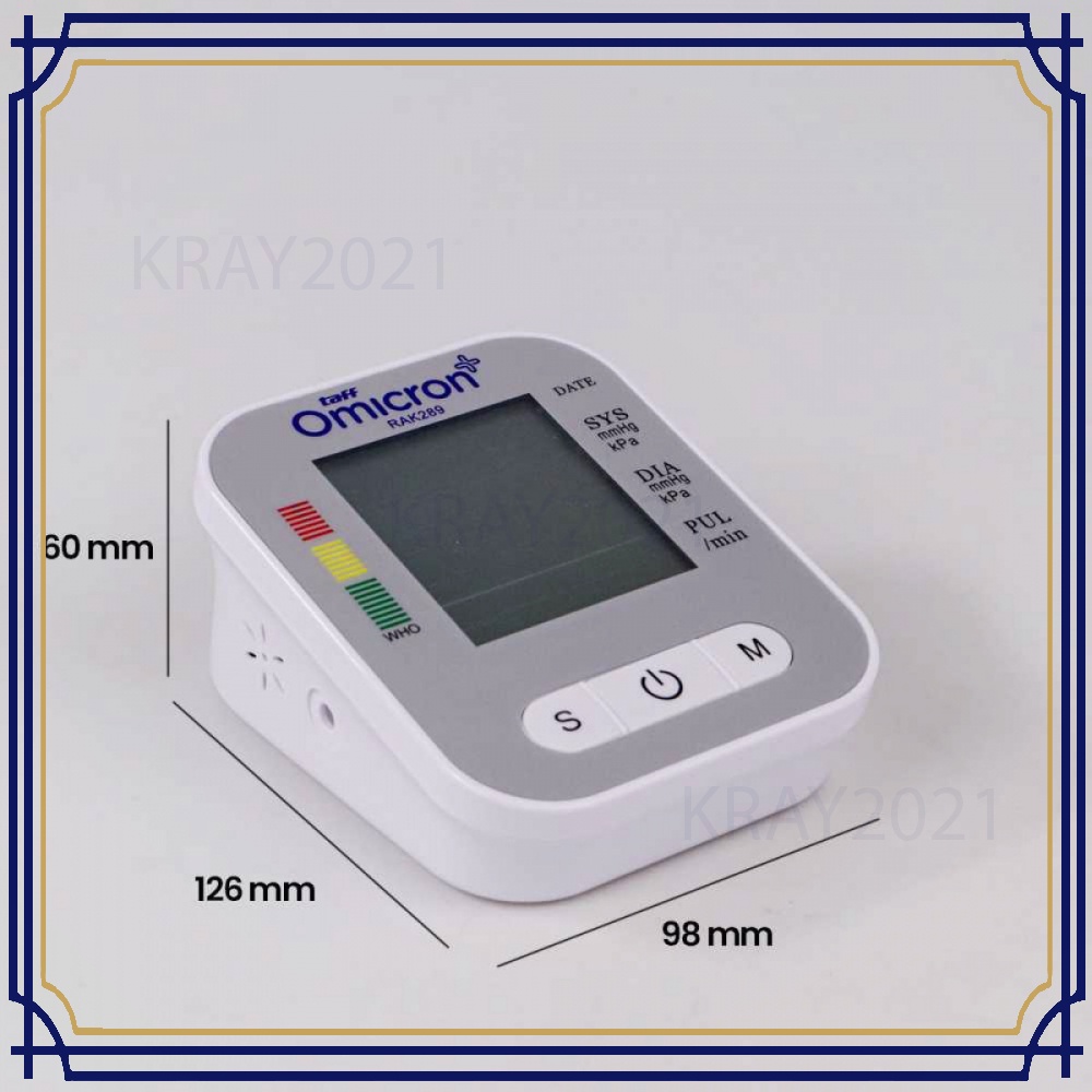 TaffOmicron Pengukur Tekanan Darah Blood Pressure with Voice HT206