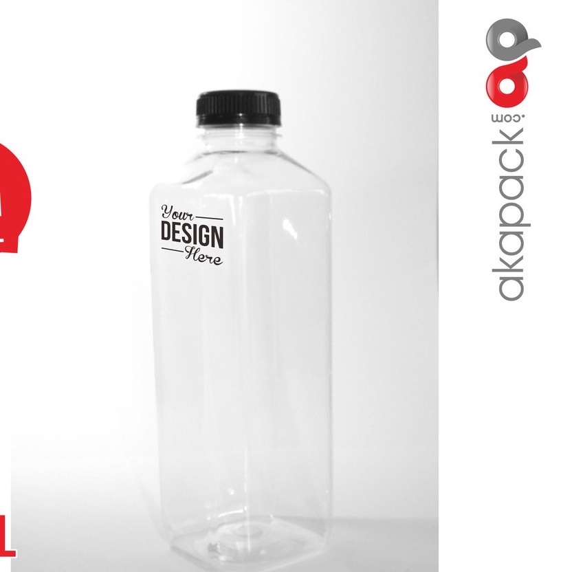 

Botol Daily 1000ml / botol segi empat / isi 50 pcs