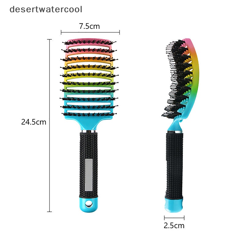 Deid Sisir Pijat Kulit Kepala Rambut Hairbrush Penghilang Stress Wet Curly Detangle Hair Brush Martijn