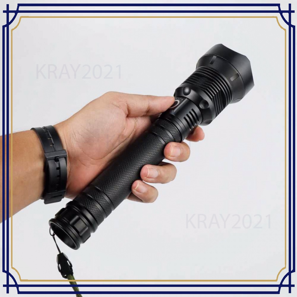 TaffLED Senter LED Long Range Zoom XHP70.2 90000 Lumens - HS313