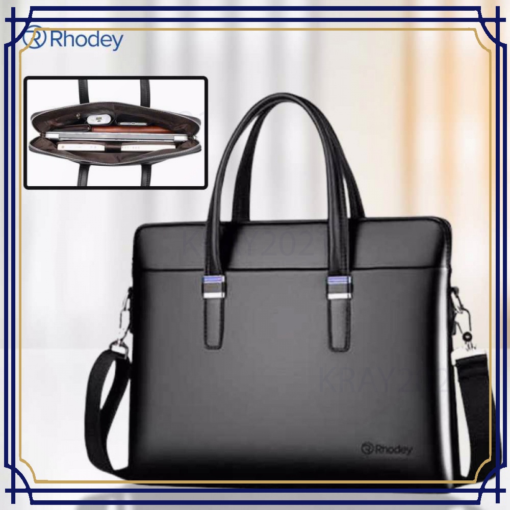 Tas Selempang Pria Premium Kulit Leather Bag Briefcase TS543