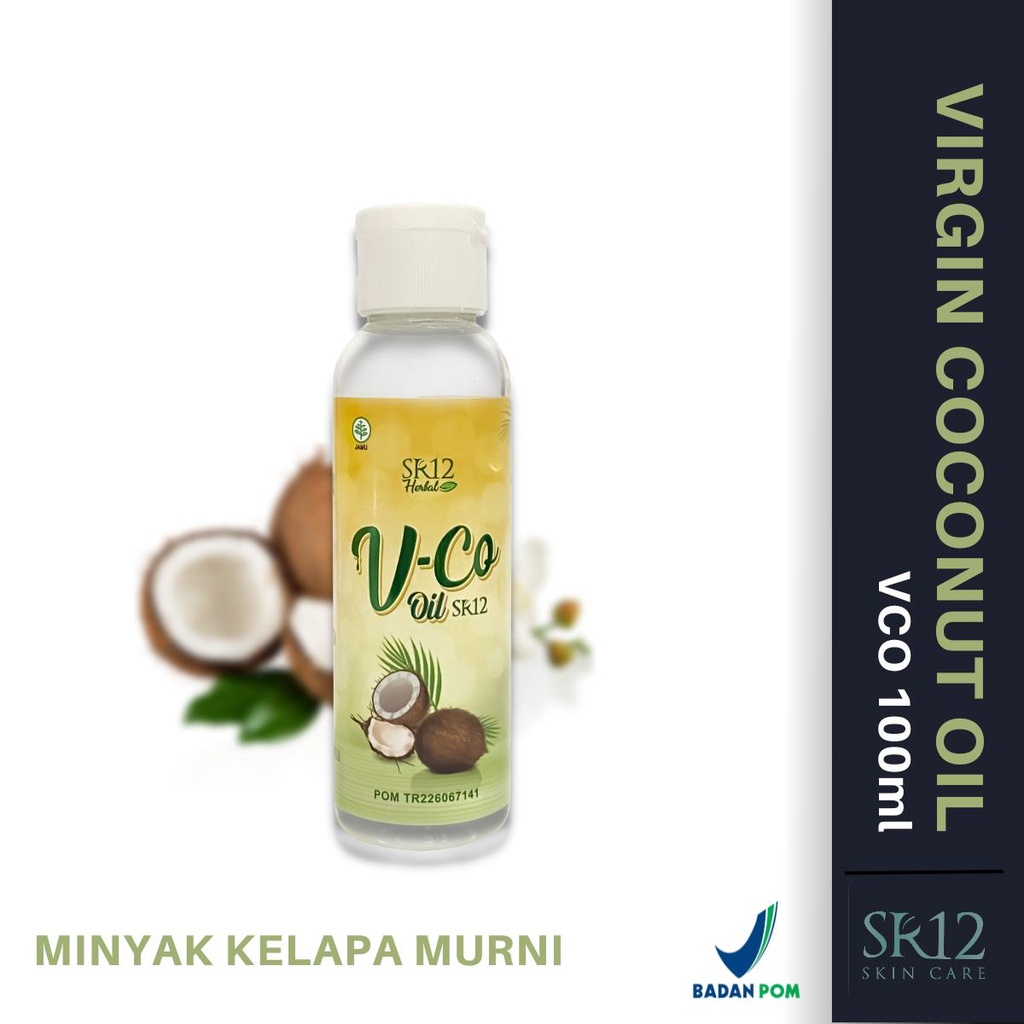 SR12 ViCO 100ml Virgin Coconut Oil VCO SR 12 Minyak Kelapa Murni Untuk Rambut Dan Tubuh Serbaguna