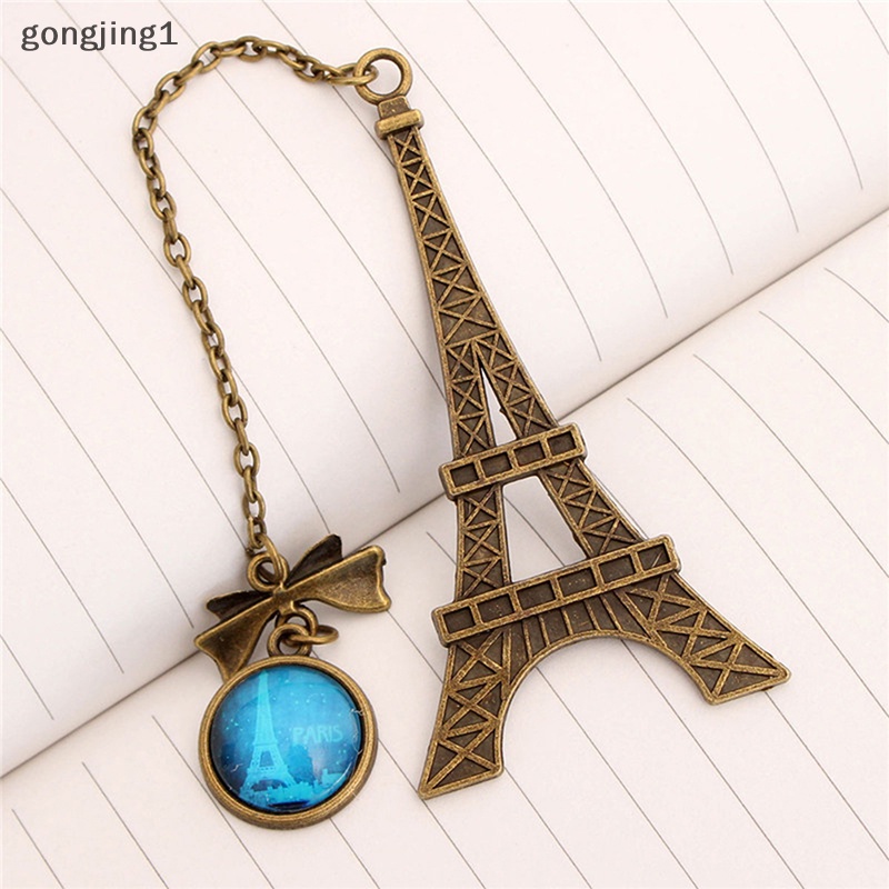 Ggg Vintage Eiffel Tower Metal Bookmark Untuk Buku Barang Kreatif Hadiah Anak Alat Tulis ID