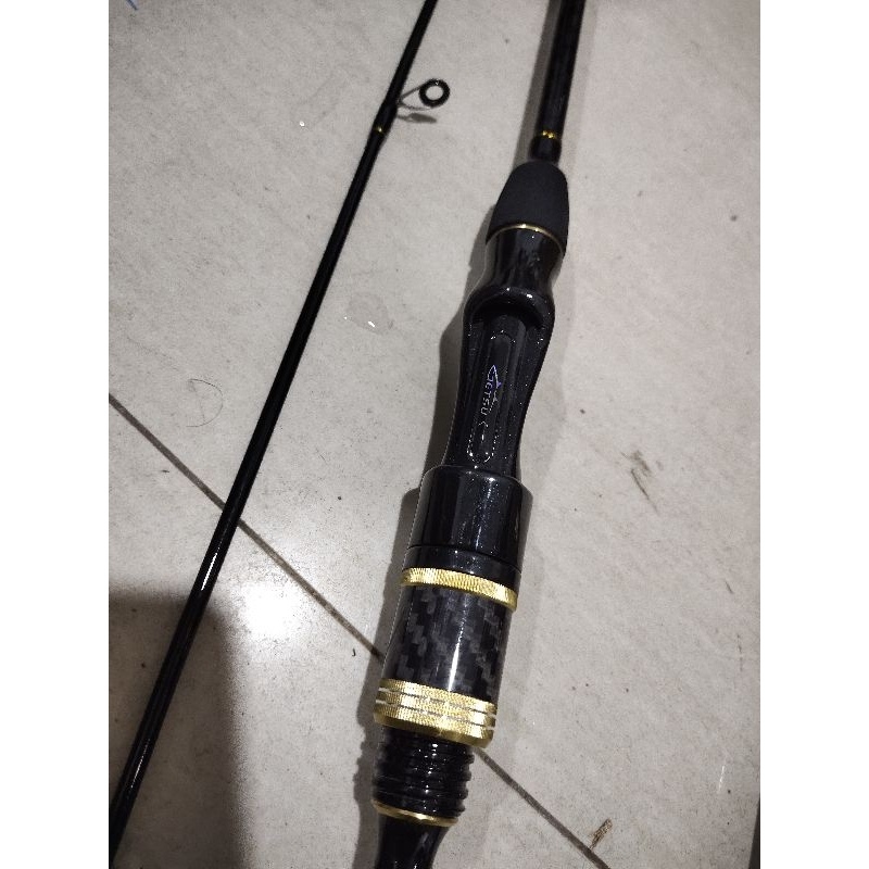Joran pancing getsu seaghost 198 atau 210 solid carbon full fuji