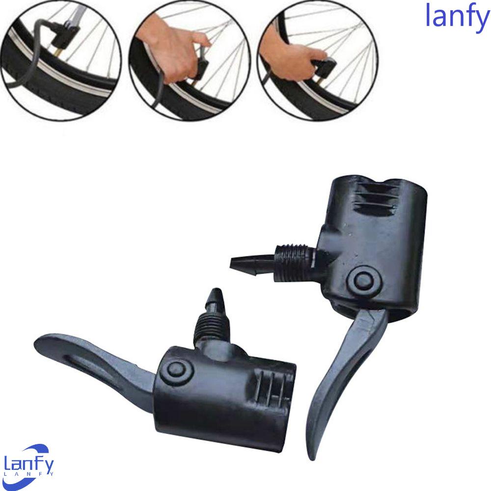 Lanfy Pompa Angin Sepeda Dual Head Tyre Replacement Adapter