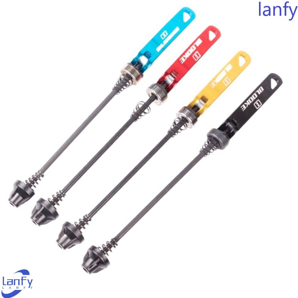 Lanfy As Sepeda Roda Hub Bersepeda Bagian Paduan Aluminium Tahan Suhu Tinggi Ultralight Belakang 135mm Quick Release Sepeda Quick Release Lever Untuk DT100