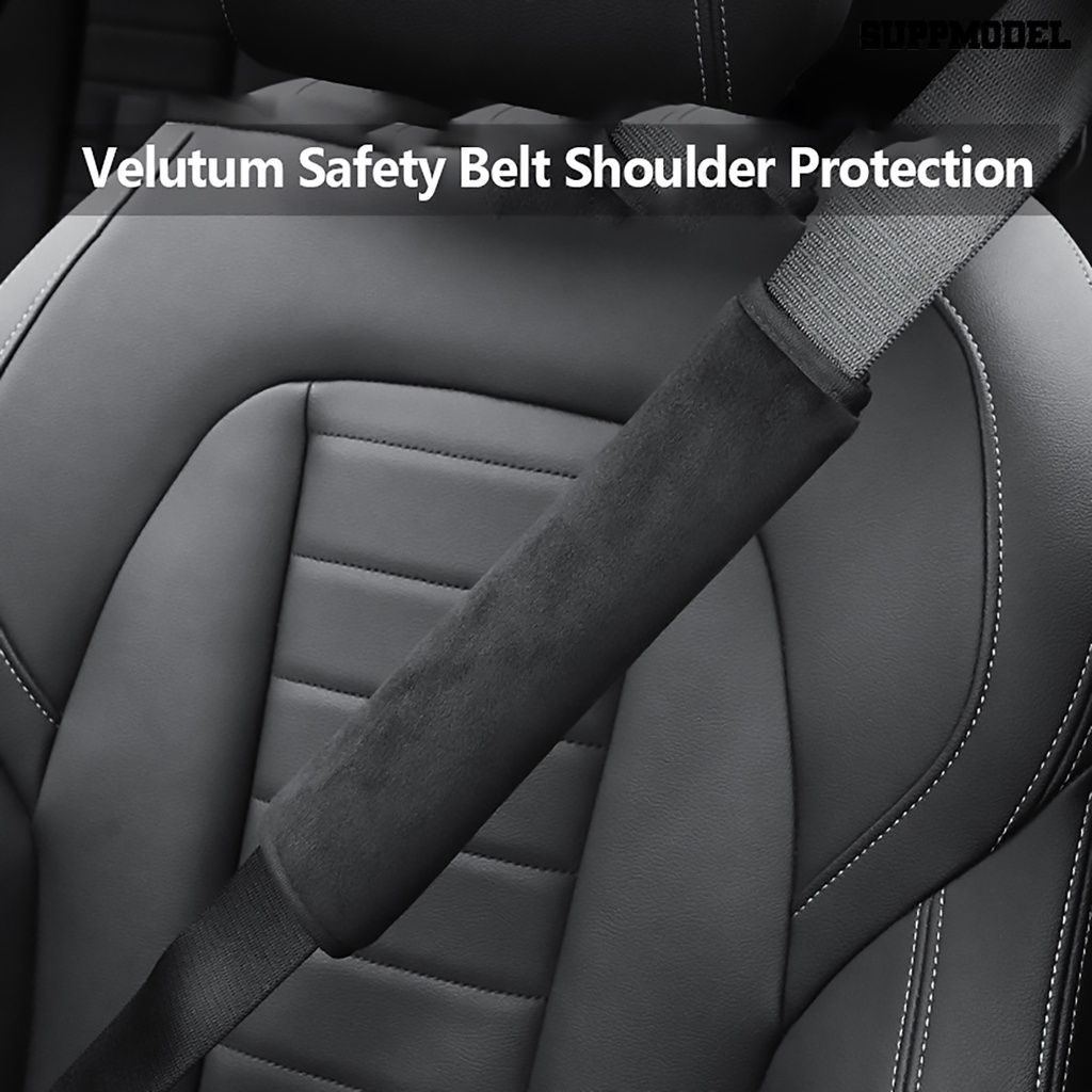 [SM]1 Pasang Seat Belt Cover Nyaman Lembut Mewah Bayi Anak Tali Jok Mobil Bantalan Bahu Aksesoris Interior