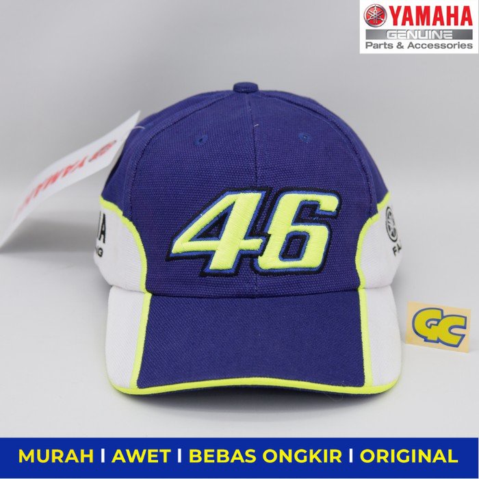 Topi Keren Yamaha Factory Racing - Sparepart Sperpart Spare Part Motor Onderdil Suku Cadang Yamaha A