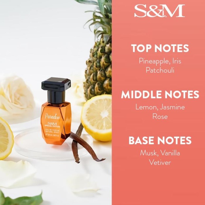 S&amp;M Paradise Eau De Parfume 25 ML Parfum Mini Wanita EDP