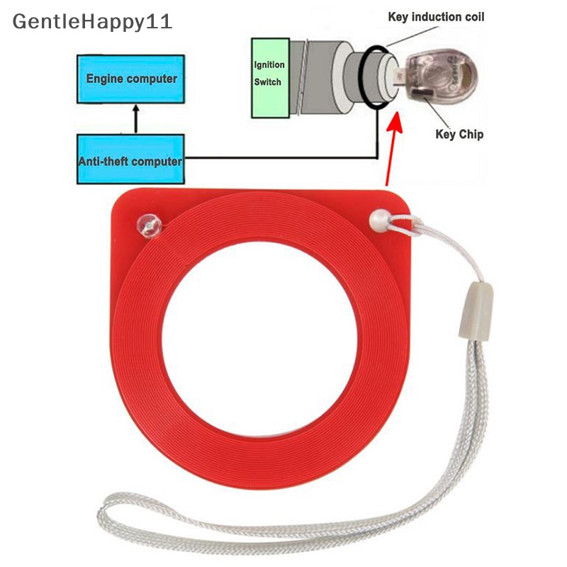 Gentlehappy Car Universal Portable Alat Cek Cepat Chip Red Immobiliser System Inspection id