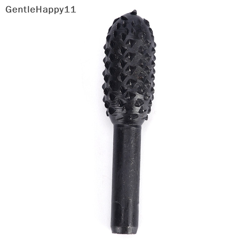Gentlehappy 5pcs Set Rotary Burr Baja Hitam1/4 ''6mm Shank Wood Rasp Drill Bits Alat Rumah id