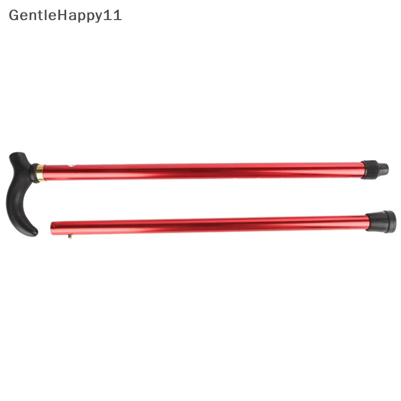 Gentlehappy Adjustable Walking Stick 2bagian Stabil Anti Selip Kruk Orang Tua Hiking Cane id