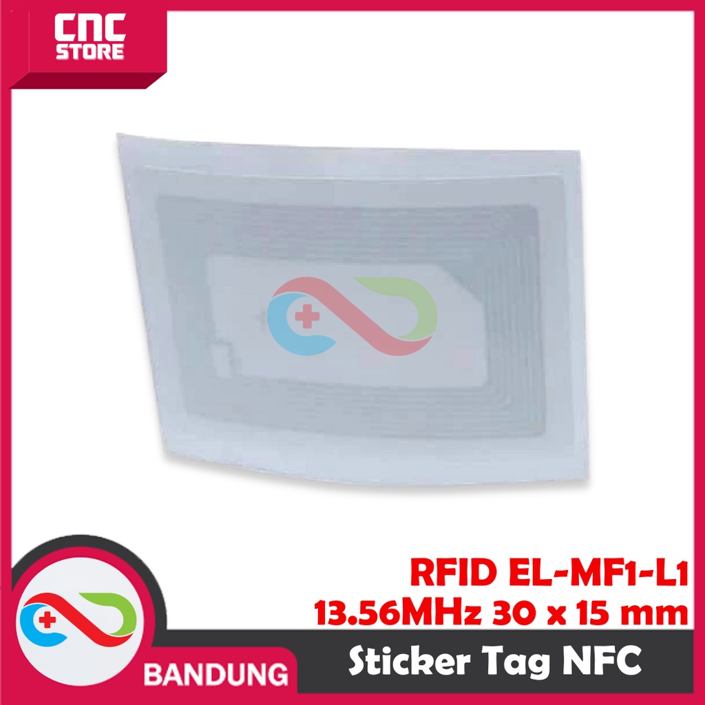 RFID EL-MF1-L2  13.56 MHz 1K CR80 Label Sticker Tag NFC RC522 Stiker 86 x 54 mm