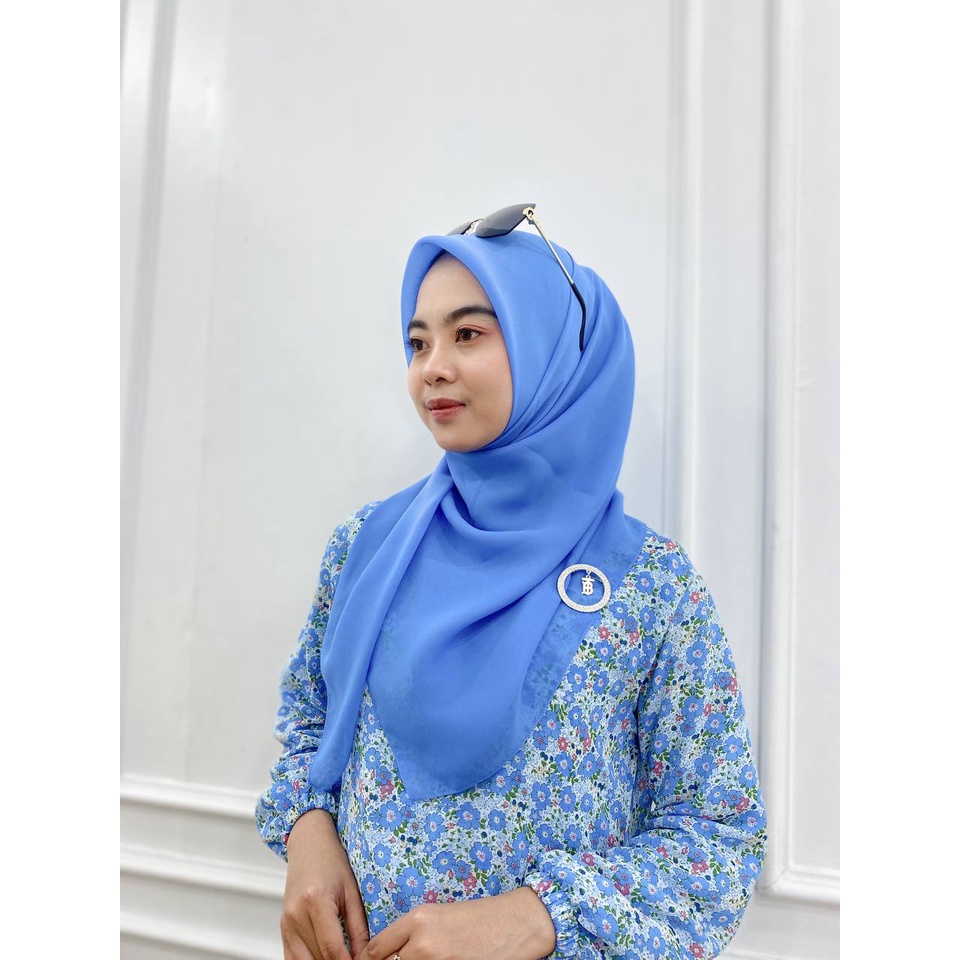 PB Prilly Busana - FLOWY VOL. 3 GAMIS MELAYU - GAMIS MALAYSIA KOMBINASI MOTIF POLOS - DRESS MOTIF