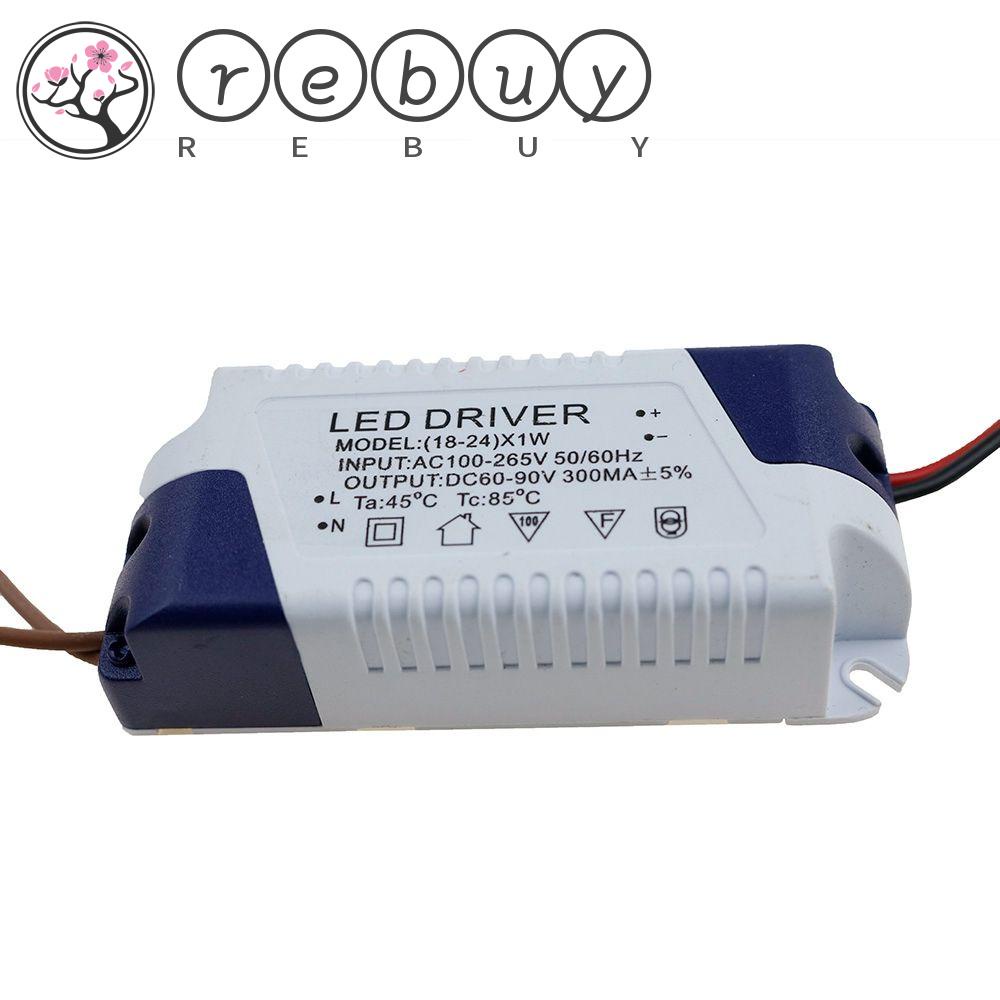 Rebuy Adaptor Driver LED 1W-24W 240-300mA DIY Downlight Panel Light Lamp Lighting Transformer