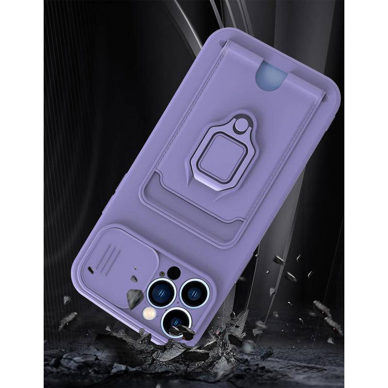 Kamera Slide TPU Case Untuk Iphone14 13 12 Pro Max14 Plus Shock Proof Armor Slot Kartu Dompet Silicon Cover Untuk iPhone 14 13 12 Pro 14Plus