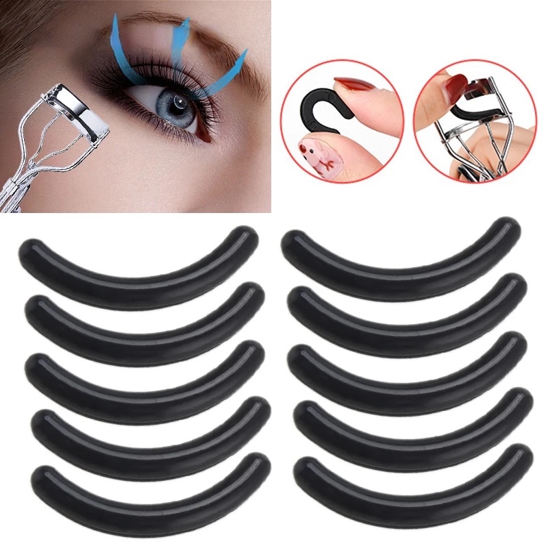 4strip /Box Elastis Replacement Pad/Penjepit Bulu Mata Ganti Strip Plastik/Women Eyelash Curling Rubber Mat/Aksesoris Penjepit Bulu Mata/Alat Makeup