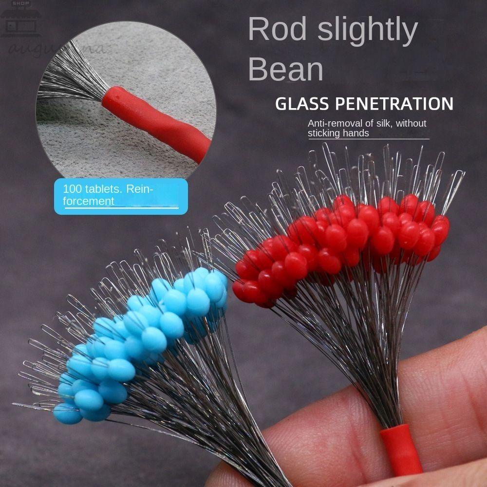 AUGUSTINA Pelampung Oval Agustina 100 Pcs Ringan Pelampung Karet Memancing Stopper Bobber Stopper Aksesoris Memancing Ikan Gurame Pelampung Kacang