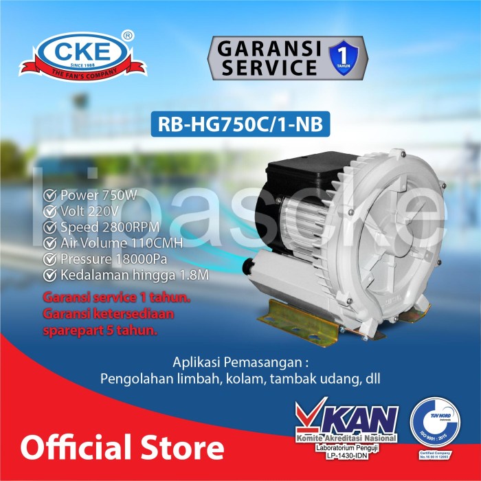 RING BLOWER TYPE RB-HG750C/1 220V 750W BLOWER CKE