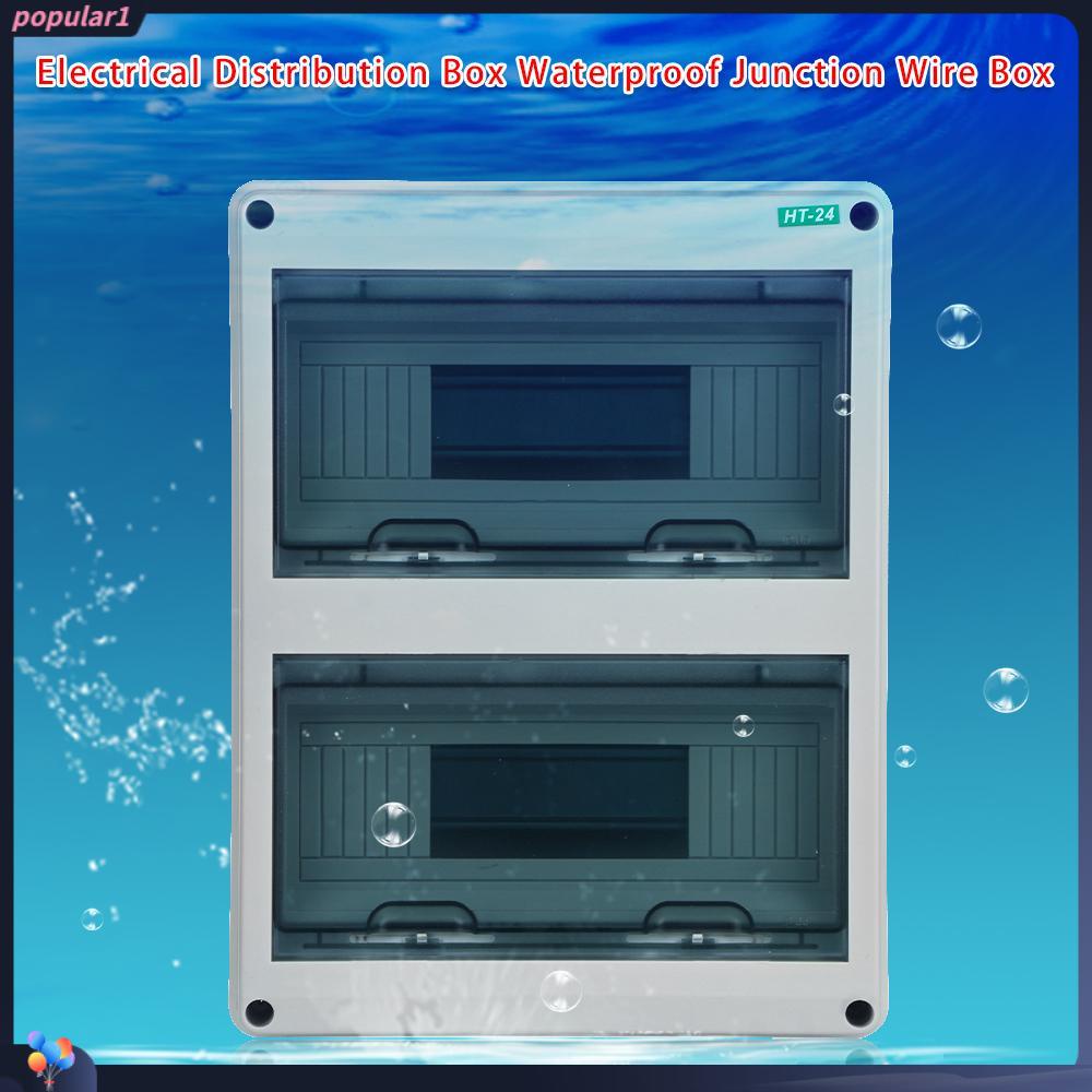 POPULAR Box Distro Listrik Populer Waterproof Outdoor5/8 /12 /15 /18 /24Ways Casing Saklar