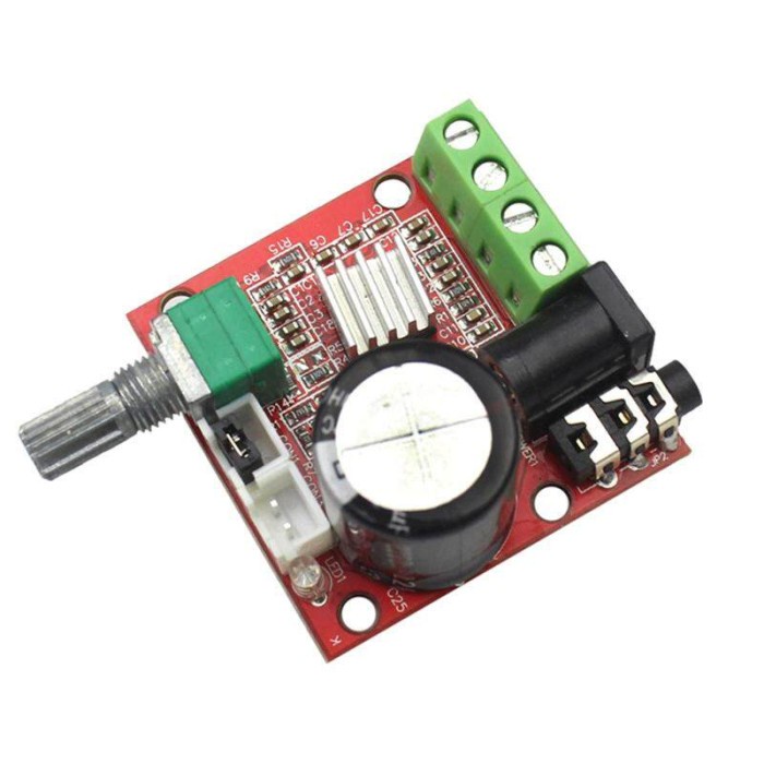 PAM8610 MINI AMPLIFIER TDA2030 12V 10W PURE CLASS D STEREO AMPLIFIER