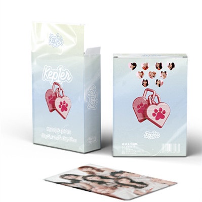 50pcs /box KEP1ER Photocards Album Laser Kartu Lomo KEP1ER Kpop Collection