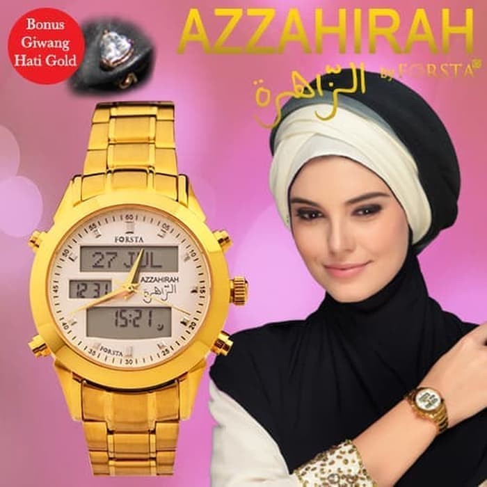 Jam Tangan Forsta Azzahirah White Gold Woman
