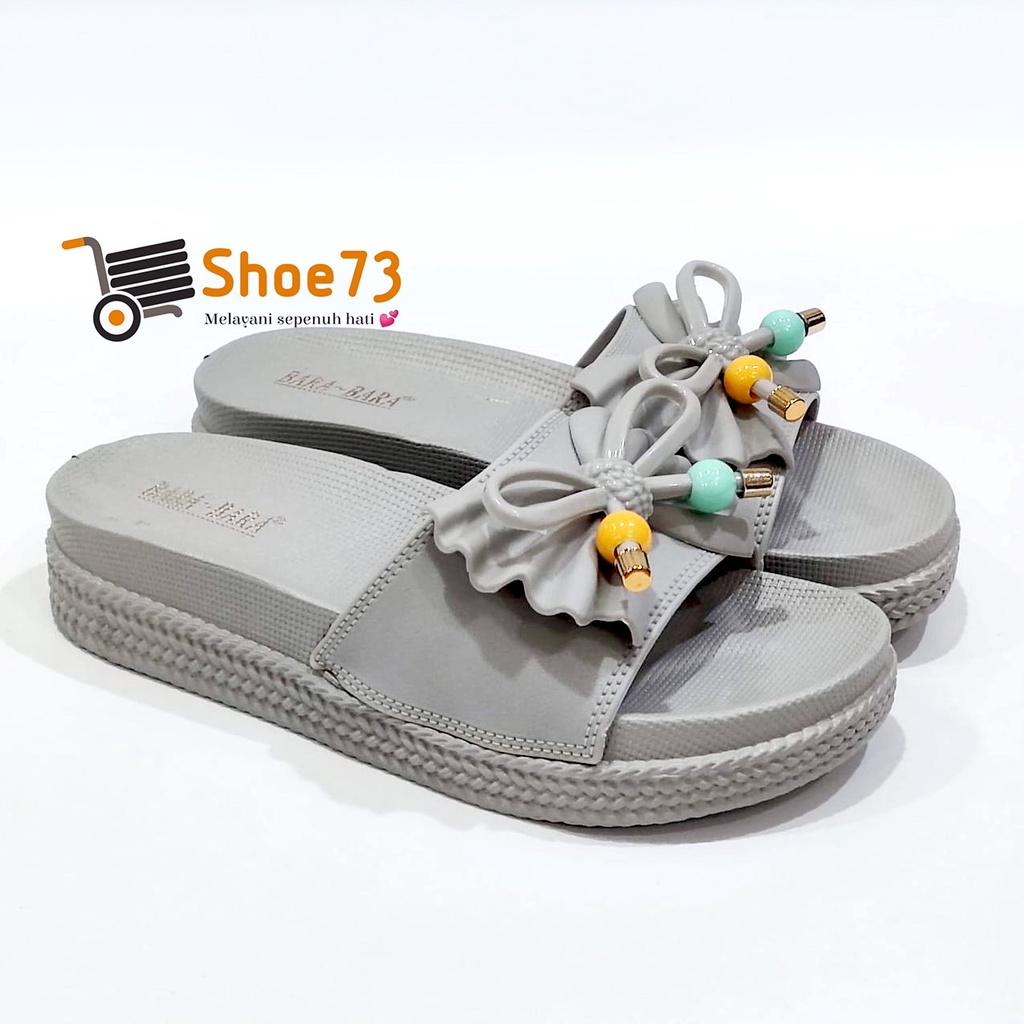 BARA BARA JSL 895 B-26 SIZE 36-40 ORIGINAL l Sandal Selop pita jelly wanita l Sendal kokop cewek impor