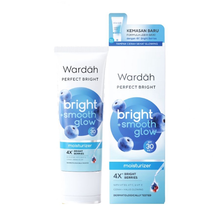 Wardah Perfect Bright + Smooth Glow Moisturizer SPF 30 PA+++ - 20ml