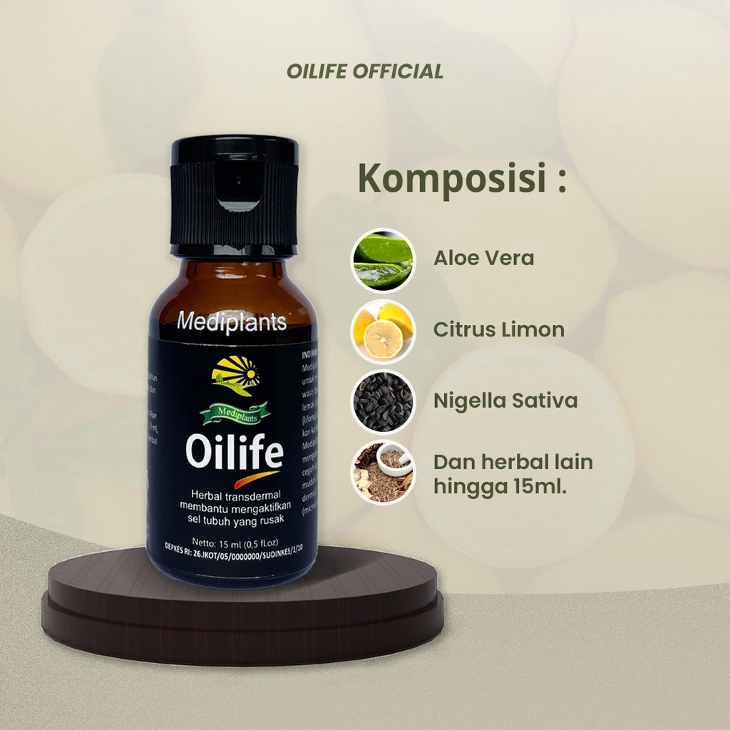 OILIFE Obat Herbal Benjolan Getah Bening / Minyak Oles Kelenjar Getah Bening