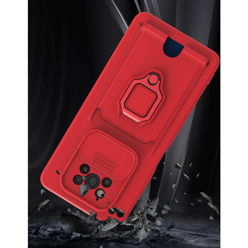 Casing Magnetik Untuk MOTO E20 E30 E40 E7 Power G10 G30 G22 G31 G41 G42 G50 G51 G60S Slide Pelindung Lensa Kamera Slot Kartu Cincin Silikon Cair Phone Cover