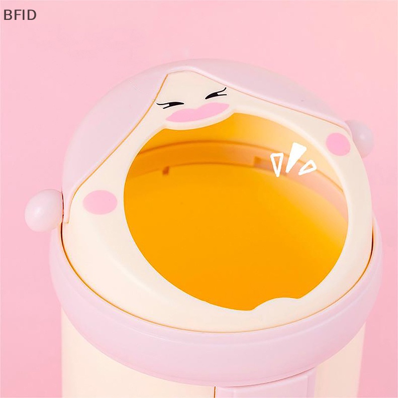 [BFID] Novelty Kapasitas Besar Tempat Pulpen Operasi Sederhana Burr Gratis Makeup Brush Organizer Gaya Putri Pensil Gel Pen Storage Bucket [ID]