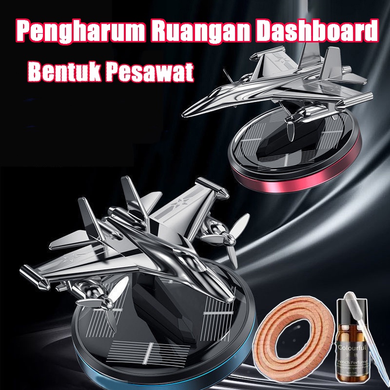 Dashboard Parfum Mobil/olar Tempur Model Pesawat/Pajangan Parfum Mobil Solar/Pengharum Ruangan Dashboard/Berputar Pengharum Ruangan/Paduan Aluminium Mobil Aromaterapi/Mobil Diffuser Parfum Dekorasi