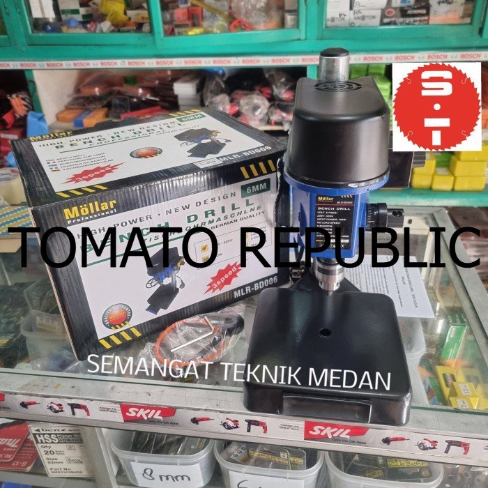 Murah MESIN BOR DUDUK MINI BENCH DRILL PRESS VARIABLE SPEED 6mm 6 mm MOLLAR VTQ896