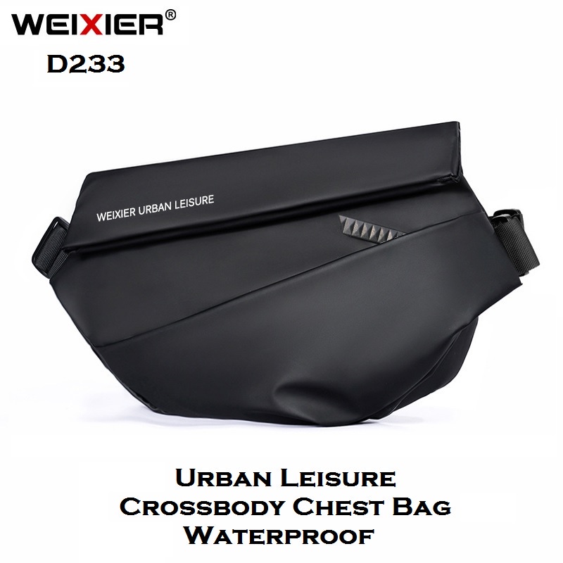 AKN88 - WEIXIER D233 - Urban Leisure Crossbody Chest Bag - Tas Selempang Pria