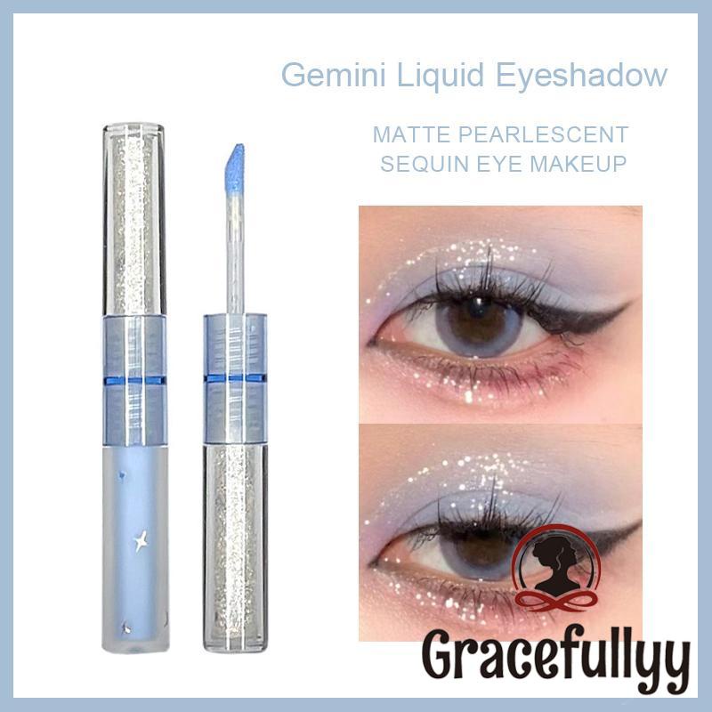 [COD]CIOV Liquid Eyeshadow Matte 2in1 Pearly-Lustre Sequins Eyeshadow Liquid Cair Glitter-GY