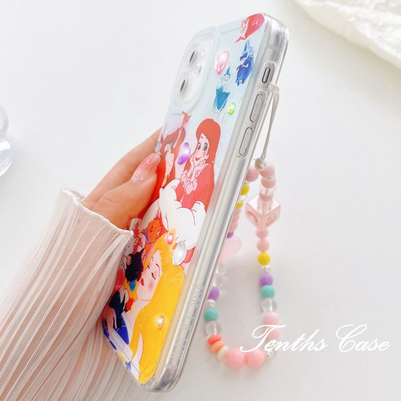 IPHONE Kompatibel Untuk Iphone14 13 12 11 Pro Max X XR Xs Max8 7 6 6s Plus Se2020Angel Eye Princesses Phone Case Dengan Lanyard