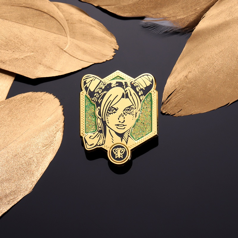 Jojo's Bizarre Adventure Stone Sea Xu Lun Bros Enamel Pin Lencana Aksesoris Hadiah