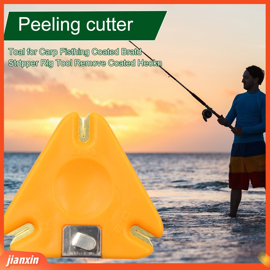 (In Stock) Alat Kupas Pancing Tahan Aus Kuat Dan Kokoh Simple Digunakan Ukuran Kecil Plastik Ringan Reusable Stainless Portable Line Cutter Fishing Tackle