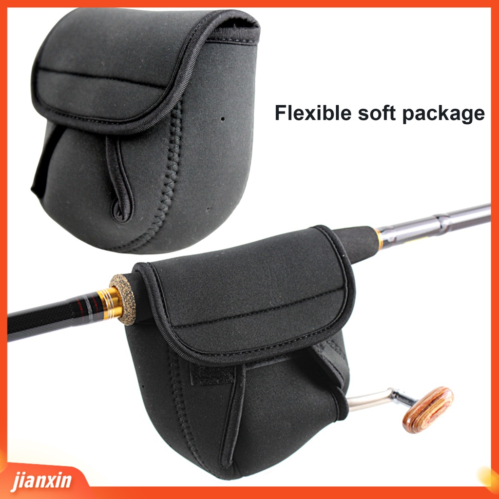 (In Stock) Tas Gulungan Pancing Pita Pengikat Kapasitas Tinggi Troli Spinning Casting Penutup Pelindung Roda Untuk Nelayan